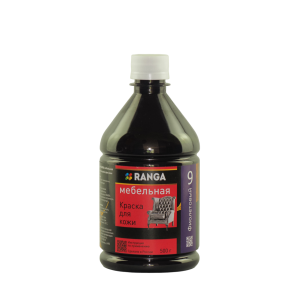 Краска для кожи мебельная №9 (фиолетовый) РАНГА 500 г